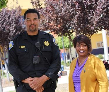 Officer Smith with principal